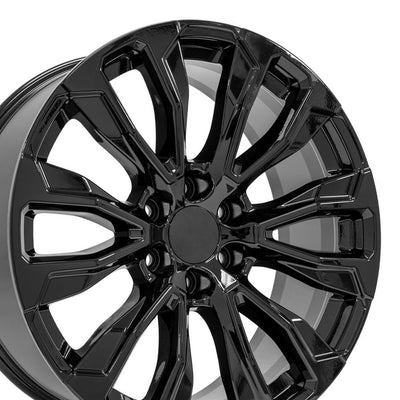 OE Wheels CV30 22x9 Gloss Black replica wheel