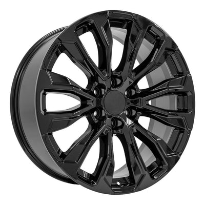 OE Wheels CV30B 22x9 Gloss Black replica wheel