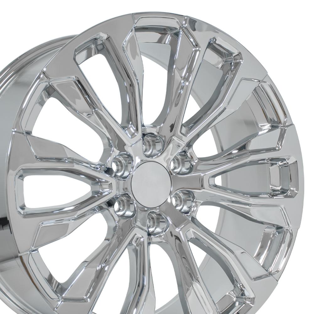 OE Wheels CV30 22x9 Chrome replica wheel