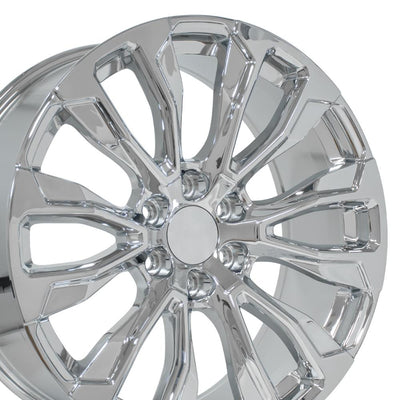 OE Wheels CV30 22x9 Chrome replica wheel