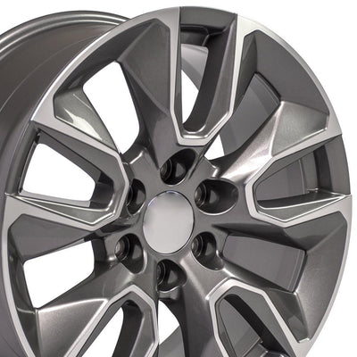 OE Wheels CV32 20x9 Gloss Gunmetal Machined replica wheel