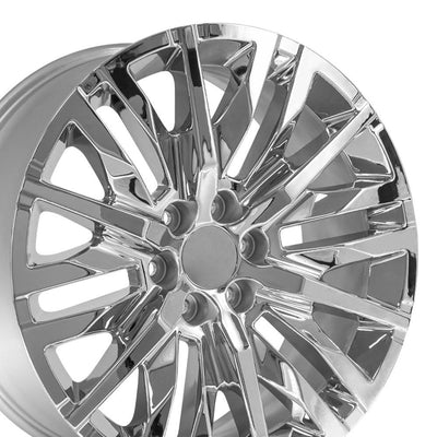 OE Wheels CV33 22x9 Chrome replica wheel