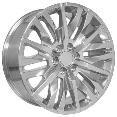 OE Wheels CV33 22x9 Polished replica wheel