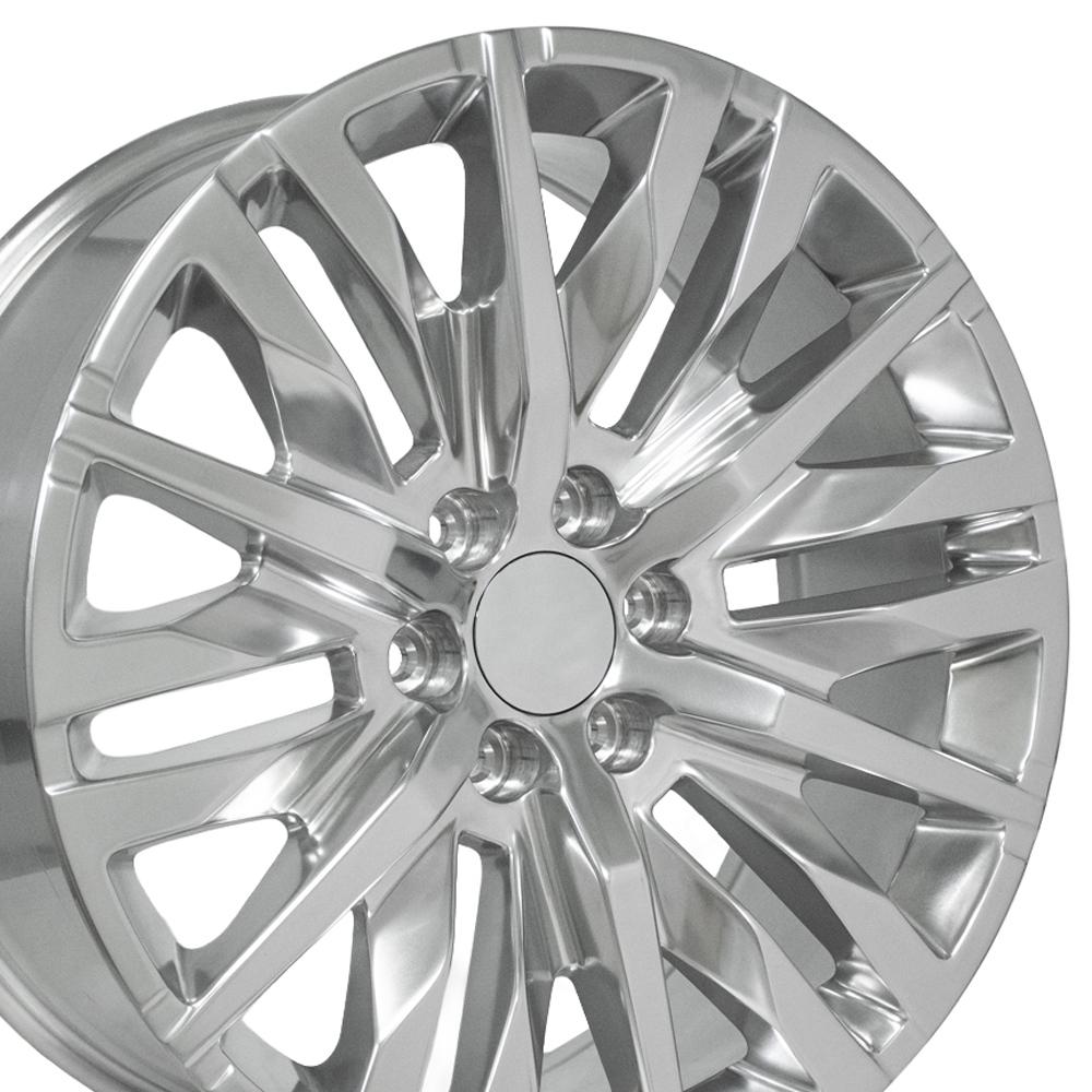 OE Wheels CV33 22x9 Polished replica wheel