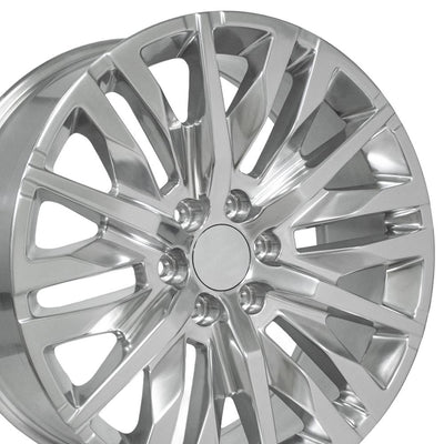 OE Wheels CV33 22x9 Polished replica wheel