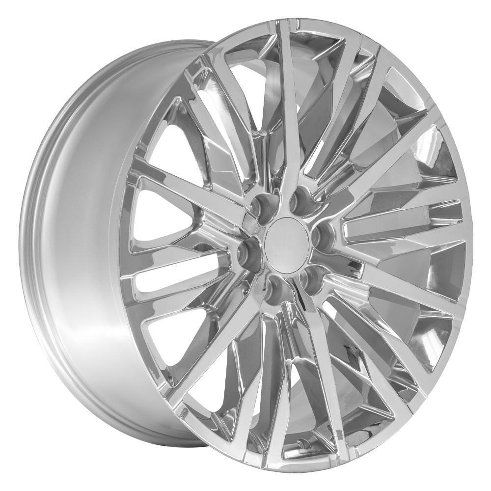 OE Wheels CV33 24x10 Chrome replica wheel