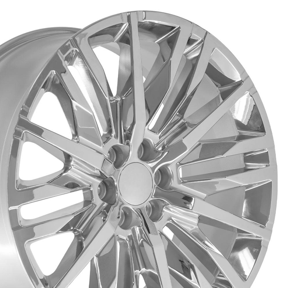 OE Wheels CV33 24x10 Chrome replica wheel