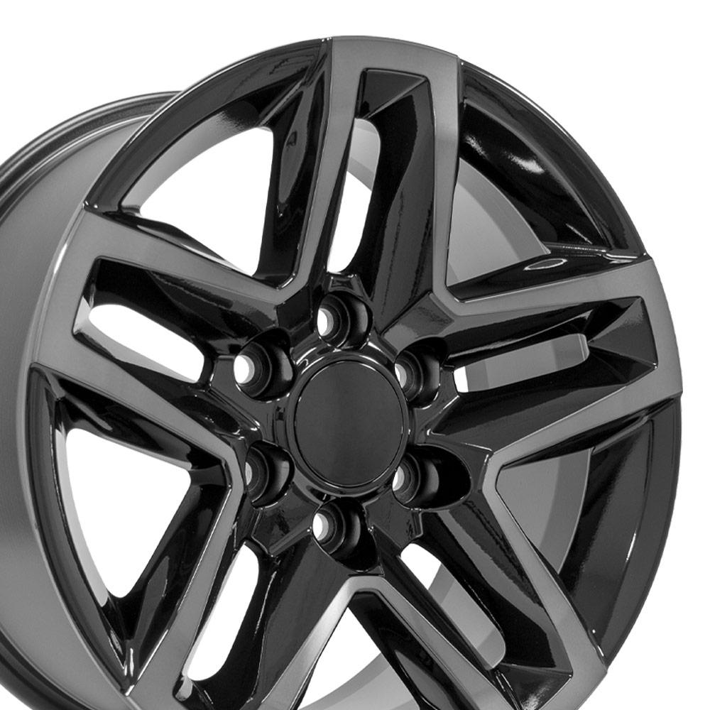 OE Wheels CV34B 18x8.5 Gloss Black Machined with Tinted Clear replica wheel