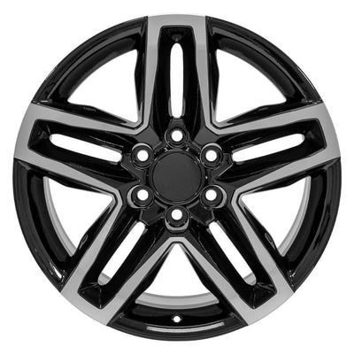 OE Wheels CV34B 20x9 Gloss Black Machined replica wheel