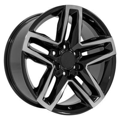 OE Wheels CV34B 20x9 Gloss Black Machined replica wheel