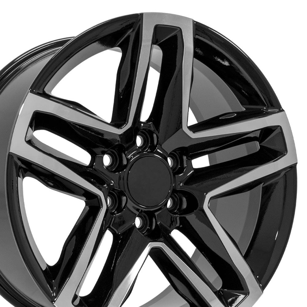 OE Wheels CV34B 20x9 Gloss Black Machined replica wheel