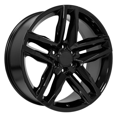 OE Wheels CV34B 22x9 Gloss Black replica wheel