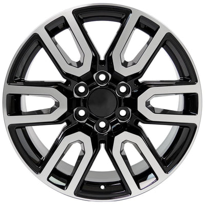 OE Wheels CV36 20x9 Gloss Black Machined replica wheel