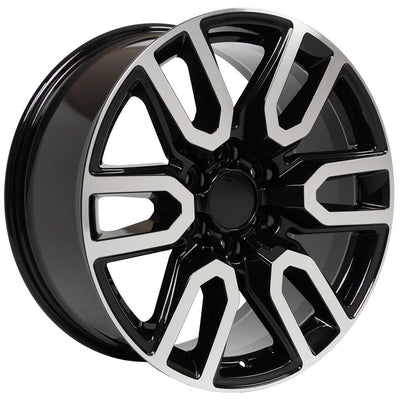 OE Wheels CV36 20x9 Gloss Black Machined replica wheel