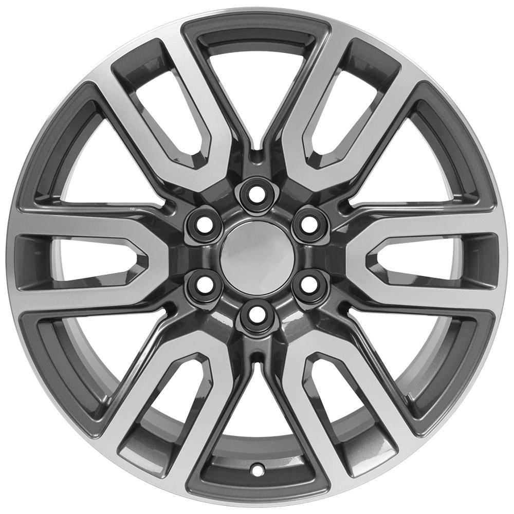 OE Wheels CV36 20x9 Gloss Gunmetal Machined replica wheel