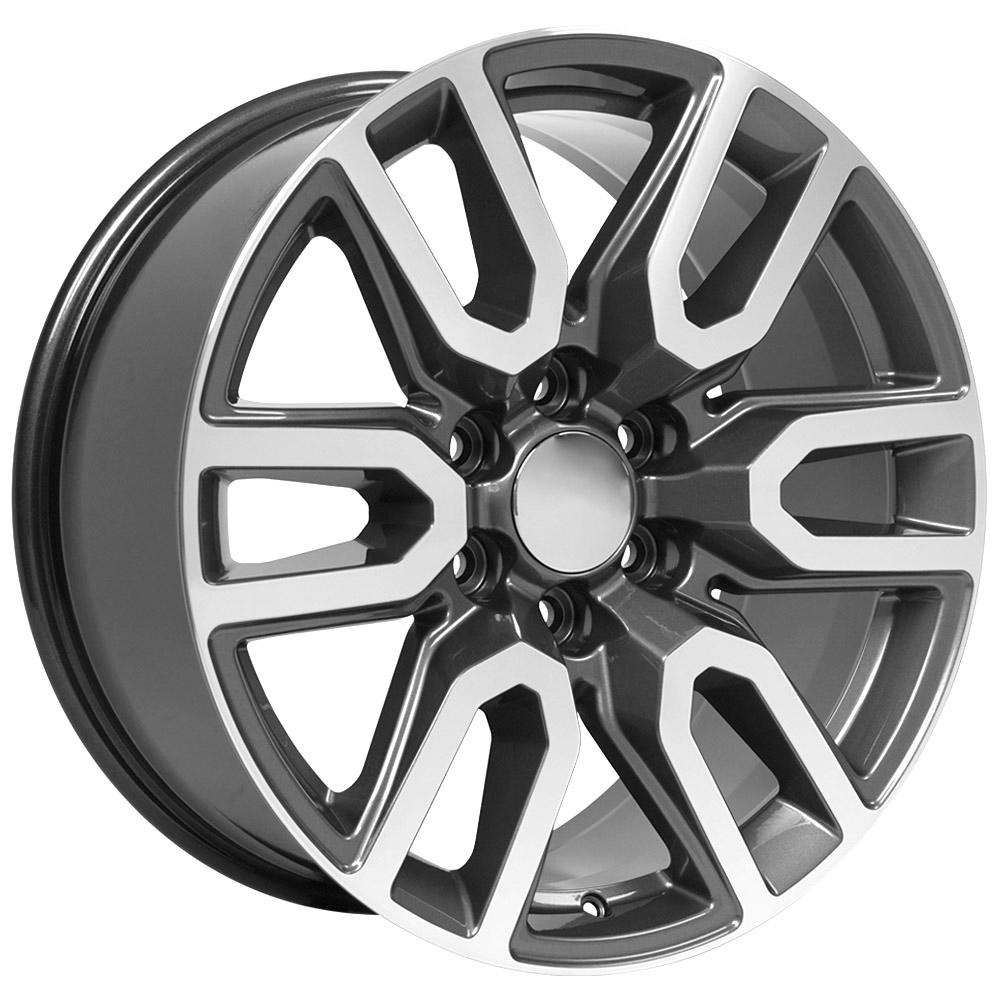 OE Wheels CV36 20x9 Gloss Gunmetal Machined replica wheel