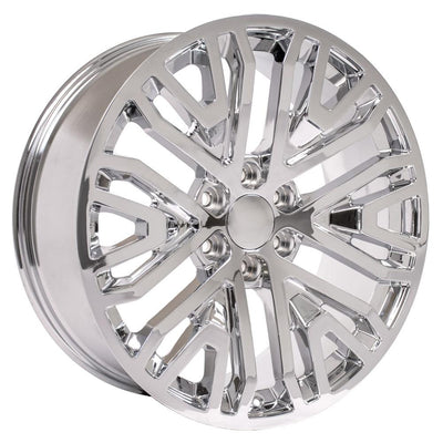OE Wheels CV37 22x9 Chrome replica wheel