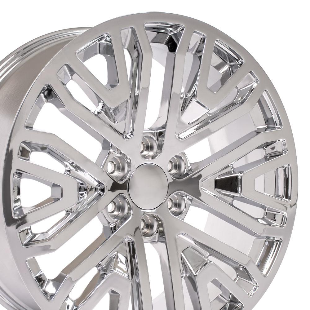 OE Wheels CV37 22x9 Chrome replica wheel