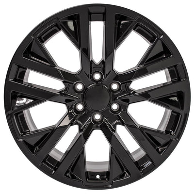 OE Wheels CV38 22x9 Gloss Black replica wheel