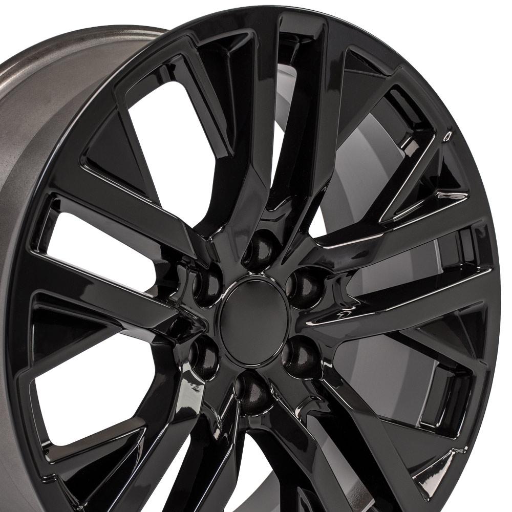 OE Wheels CV38 22x9 Gloss Black replica wheel