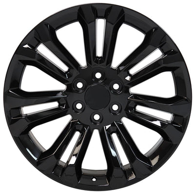 OE Wheels CV43B 22x9 Gloss Black replica wheel