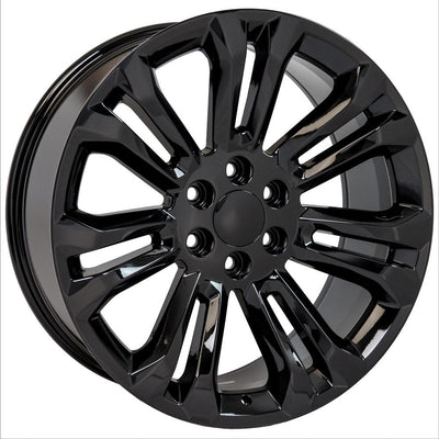 OE Wheels CV43B 22x9 Gloss Black replica wheel