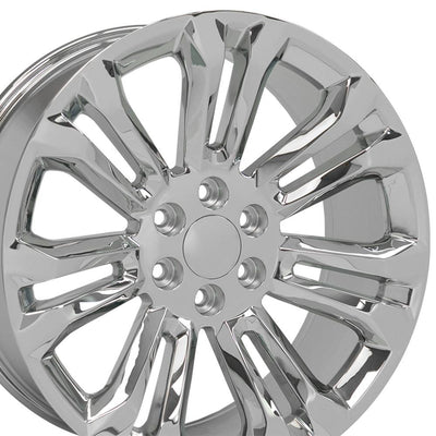 OE Wheels CV43 22x9 Chrome replica wheel