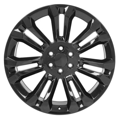 OE Wheels CV43B 24x10 Gloss Black replica wheel