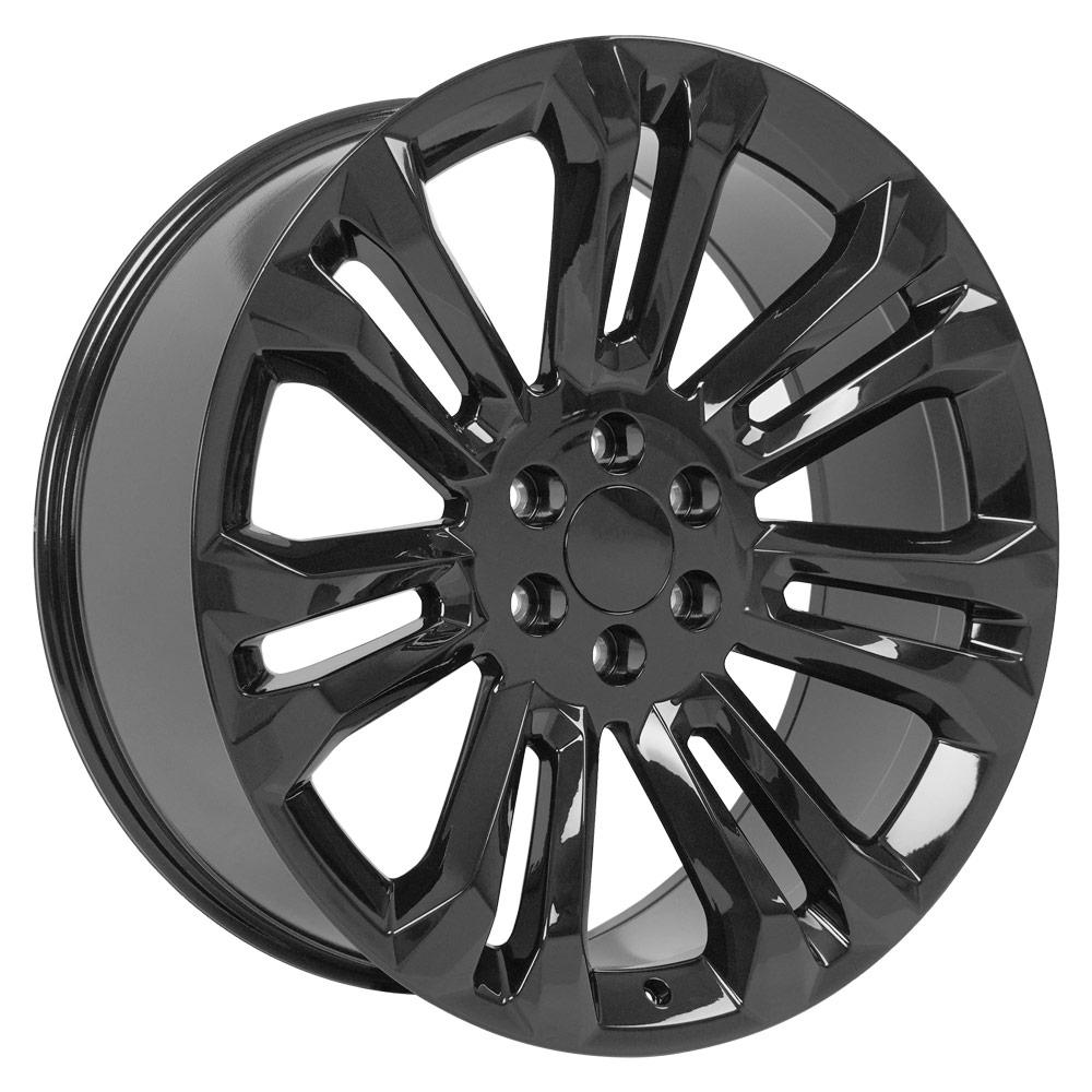 OE Wheels CV43B 24x10 Gloss Black replica wheel