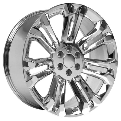 OE Wheels CV43B 24x10 Chrome replica wheel