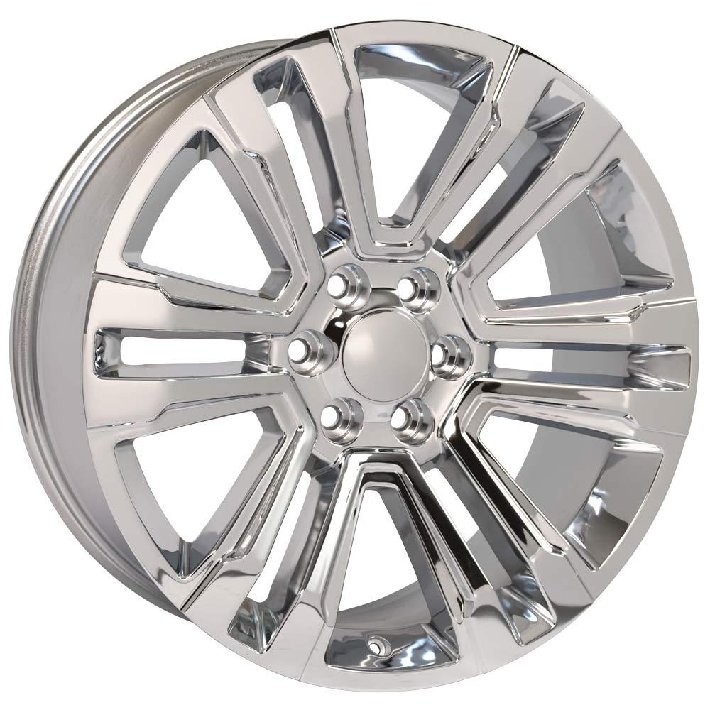 OE Wheels CV44 22x9 Chrome replica wheel