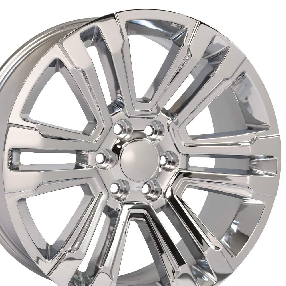 OE Wheels CV44 22x9 Chrome replica wheel