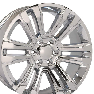 OE Wheels CV44 22x9 Chrome replica wheel