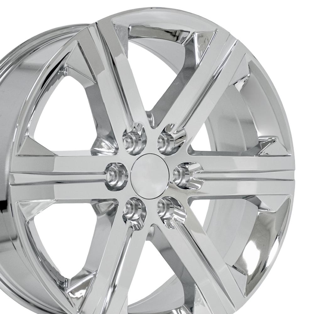 OE Wheels CV60 22x9 Chrome replica wheel
