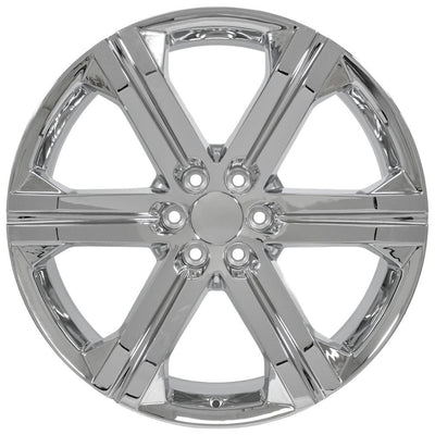 OE Wheels CV60 24x10 Chrome replica wheel