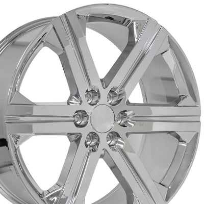 OE Wheels CV60 24x10 Chrome replica wheel