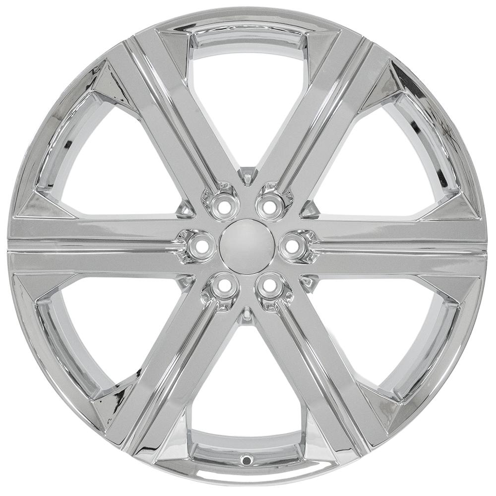 OE Wheels CV60 26x10 Chrome replica wheel