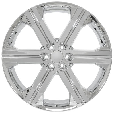 OE Wheels CV60 26x10 Chrome replica wheel