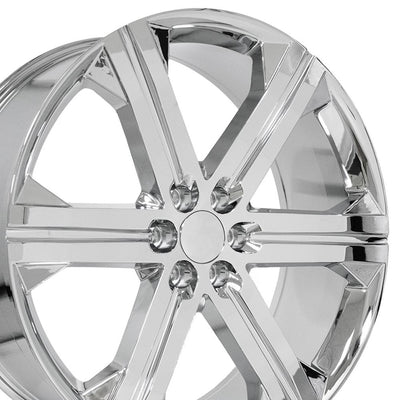 OE Wheels CV60 26x10 Chrome replica wheel