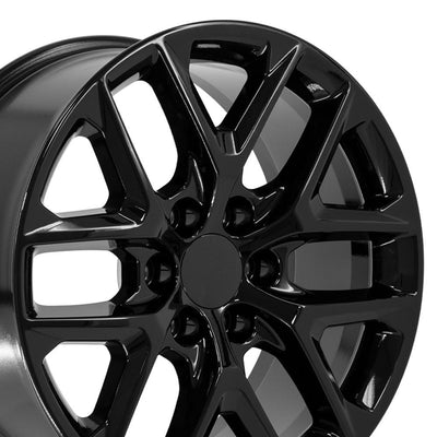 OE Wheels CV62 20x9 Gloss Black replica wheel