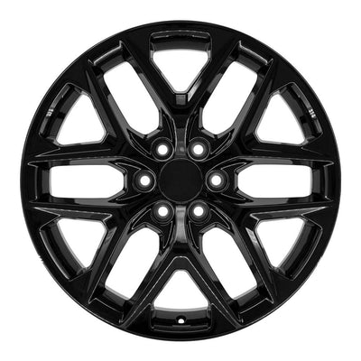 OE Wheels CV62 22x9 Gloss Black replica wheel