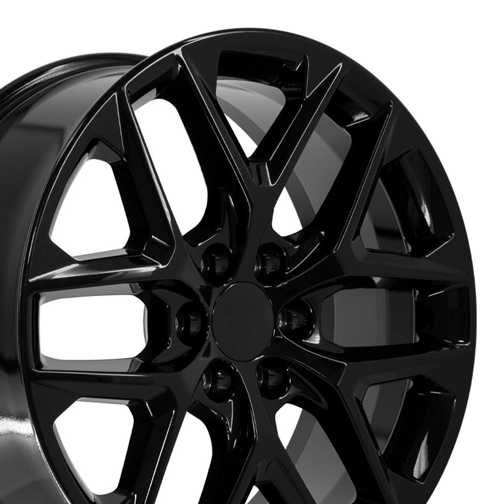 OE Wheels CV62 22x9 Gloss Black replica wheel