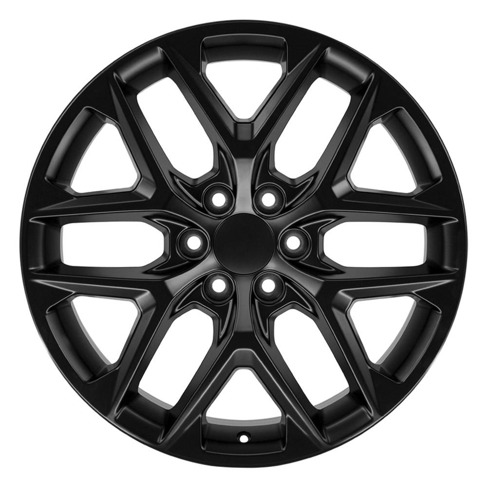 OE Wheels CV62 22x9 Satin Black replica wheel