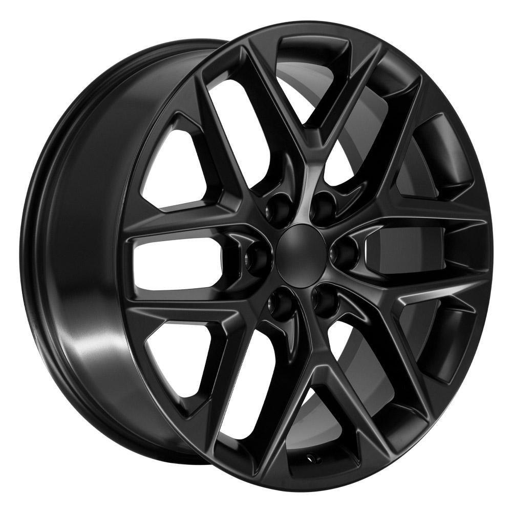OE Wheels CV62 22x9 Satin Black replica wheel
