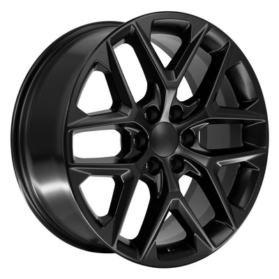 OE Wheels CV62 22x9 Satin Black replica wheel