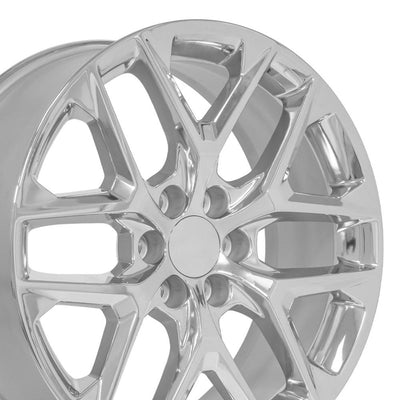 OE Wheels CV62 22x9 Chrome replica wheel