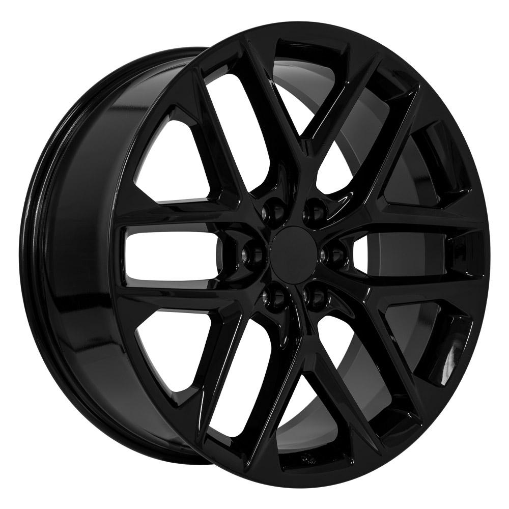 OE Wheels CV62 24x10 Gloss Black replica wheel