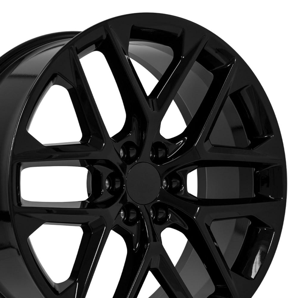 OE Wheels CV62 24x10 Gloss Black replica wheel