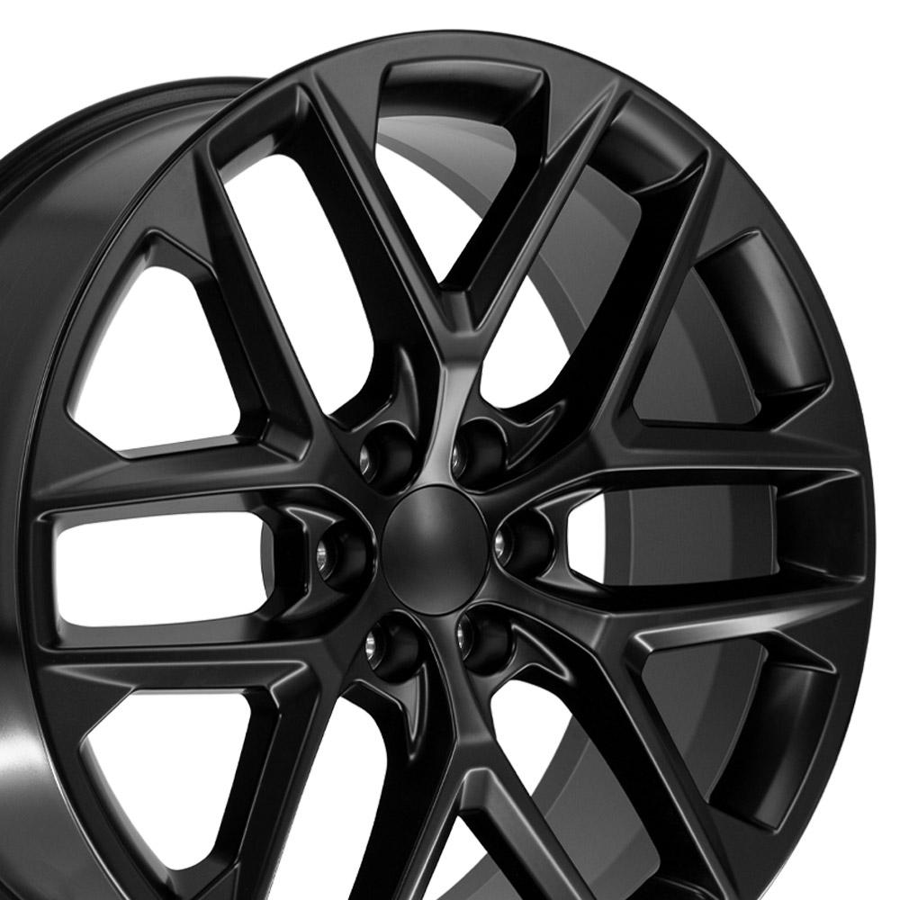 OE Wheels CV62 24x10 Satin Black replica wheel