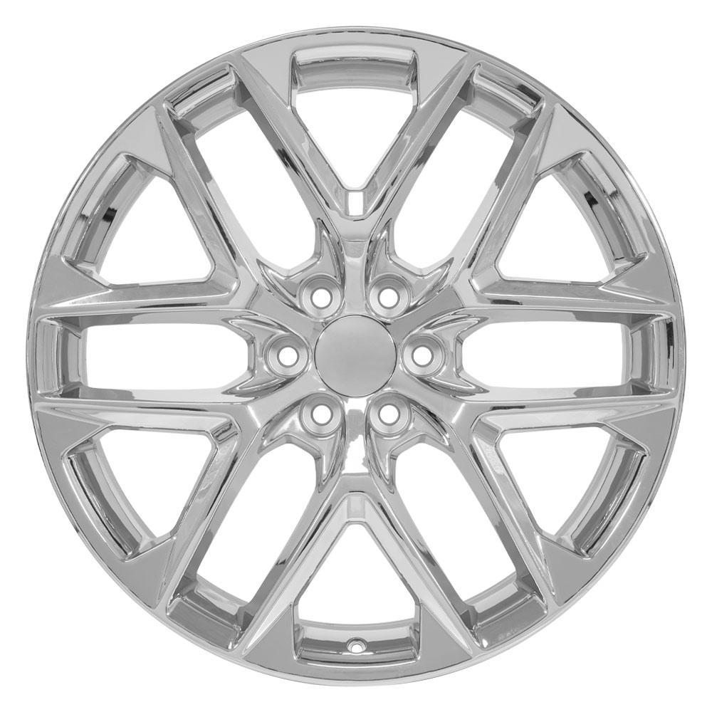 OE Wheels CV62 24x10 Chrome replica wheel